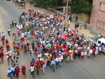 Hey hey!  Ho ho!  Political parades are the way to go!  Hey hey...